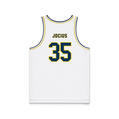 La Salle - NCAA Men's Basketball : Rokas Jocius - Basketball Jersey White