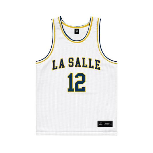 La Salle - NCAA Men's Basketball : Tommy Gardler - Basketball Jersey White