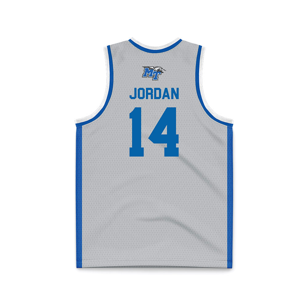 MTSU - NCAA Men's Basketball : Jalen Jordan - Basketball Jersey