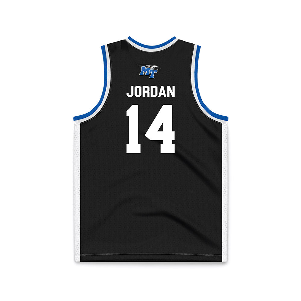 MTSU - NCAA Men's Basketball : Jalen Jordan - Basketball Jersey