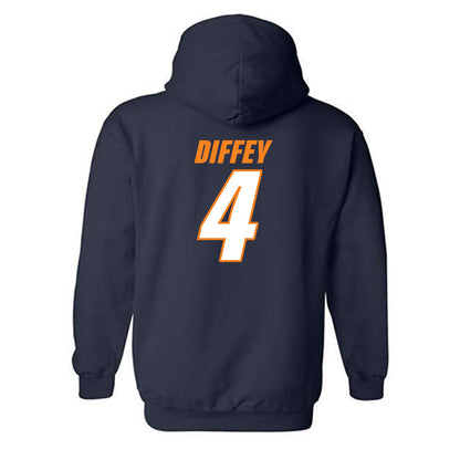 UT Martin - NCAA Baseball : Choyce Diffey - Hooded Sweatshirt Classic Fashion Shersey