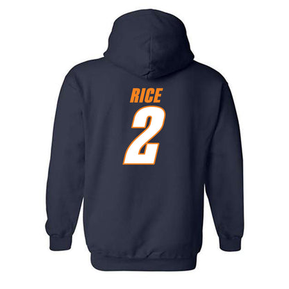 UT Martin - NCAA Baseball : Zac Rice - Hooded Sweatshirt Classic Shersey