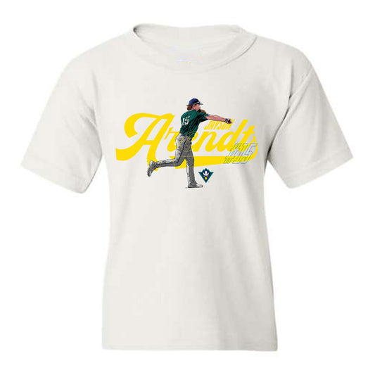 UNC Wilmington - NCAA Baseball : Jayson Arendt - Youth T-Shirt Individual Caricature