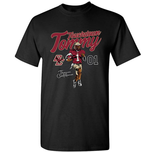 Boston College - NCAA Football : Thomas Castellanos - T-Shirt Individual Caricature