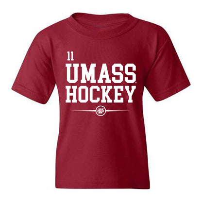 UMass - NCAA Men's Ice Hockey : Lucas Mercuri - Youth T-Shirt Classic Fashion Shersey
