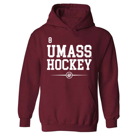 UMass - NCAA Men's Ice Hockey : Cam O'Neill - Hooded Sweatshirt Classic Fashion Shersey