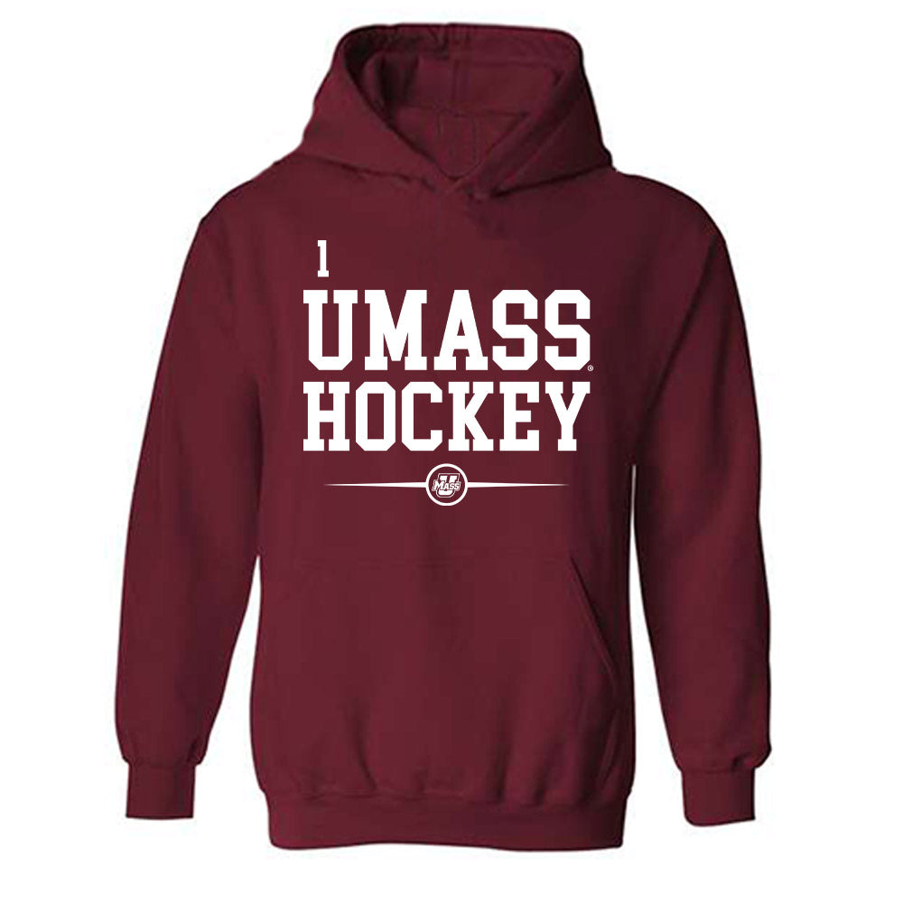 UMass - NCAA Men's Ice Hockey : Jackson Irving - Hooded Sweatshirt Classic Fashion Shersey