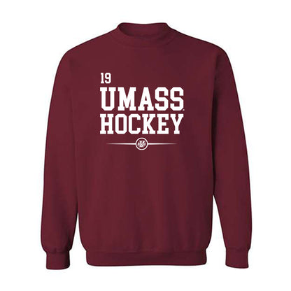 UMass - NCAA Men's Ice Hockey : Cole O'Hara - Crewneck Sweatshirt Classic Fashion Shersey