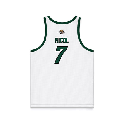 Ohio - NCAA Men's Basketball : Ben Nicol - Basketball Jersey