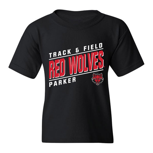 Arkansas State - NCAA Men's Track & Field (Indoor) : Kenyon Parker - Youth T-Shirt Classic Fashion Shersey