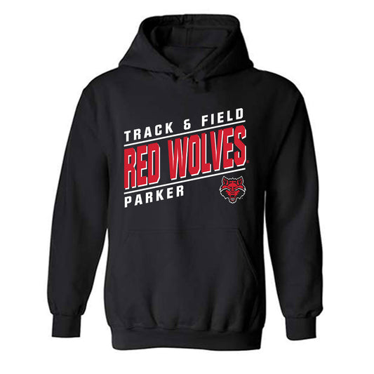 Arkansas State - NCAA Men's Track & Field (Indoor) : Kenyon Parker - Hooded Sweatshirt Classic Fashion Shersey