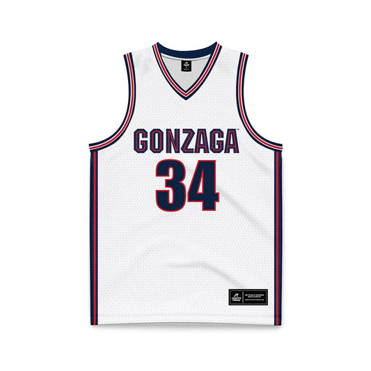 Gonzaga - NCAA Men's Basketball : Braden Huff - Replica Football Jersey