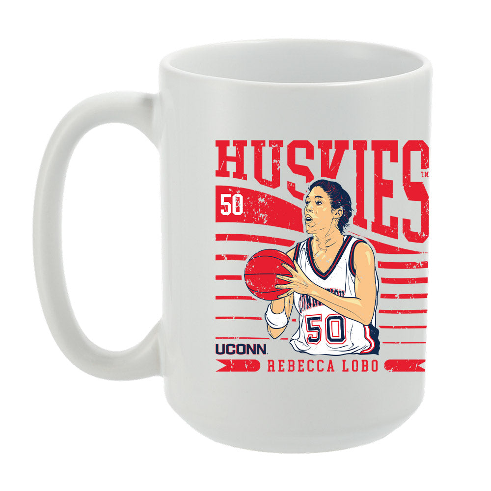 UConn - Women's Basketball Legends - Rebecca Lobo - Mug Individual Caricature