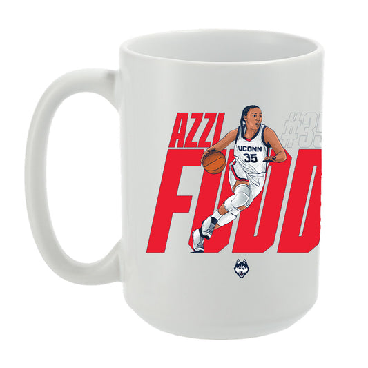 UConn - NCAA Women's Basketball : Azzi Fudd - Mug Individual Caricature