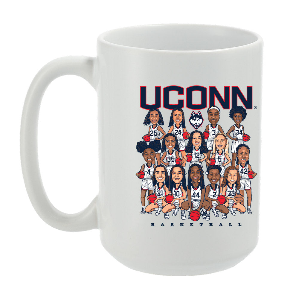 UConn - NCAA Women's Basketball : Mug Team Caricature