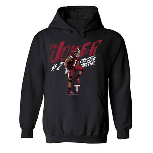 Troy - NCAA Football : Carlton Martial - Hooded Sweatshirt Individual Caricature