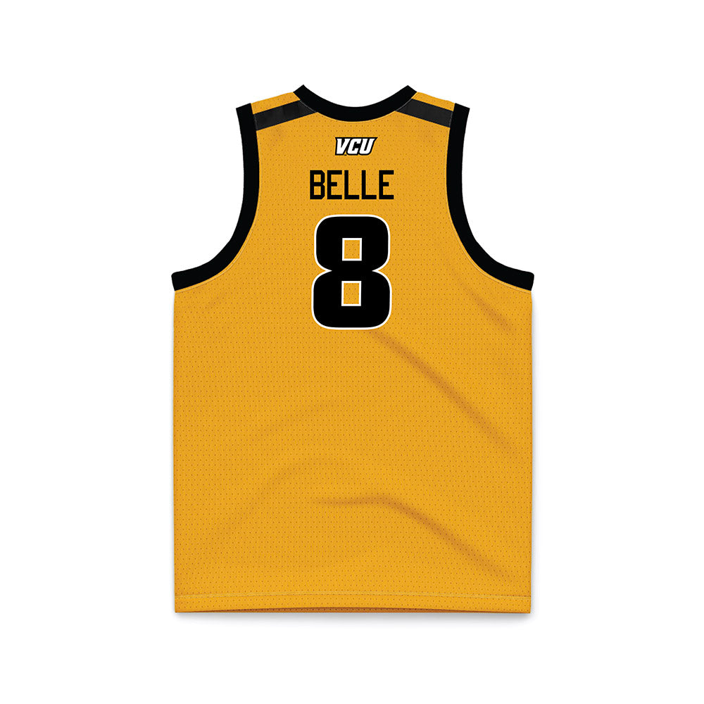 VCU - NCAA Men's Basketball : Michael Belle - Basketball Jersey Gold