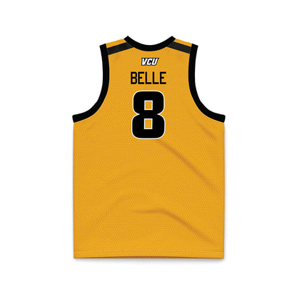 VCU - NCAA Men's Basketball : Michael Belle - Basketball Jersey Gold