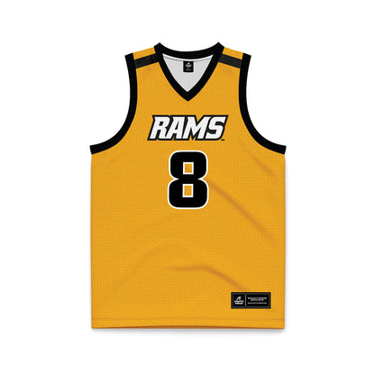 VCU - NCAA Men's Basketball : Michael Belle - Basketball Jersey Gold