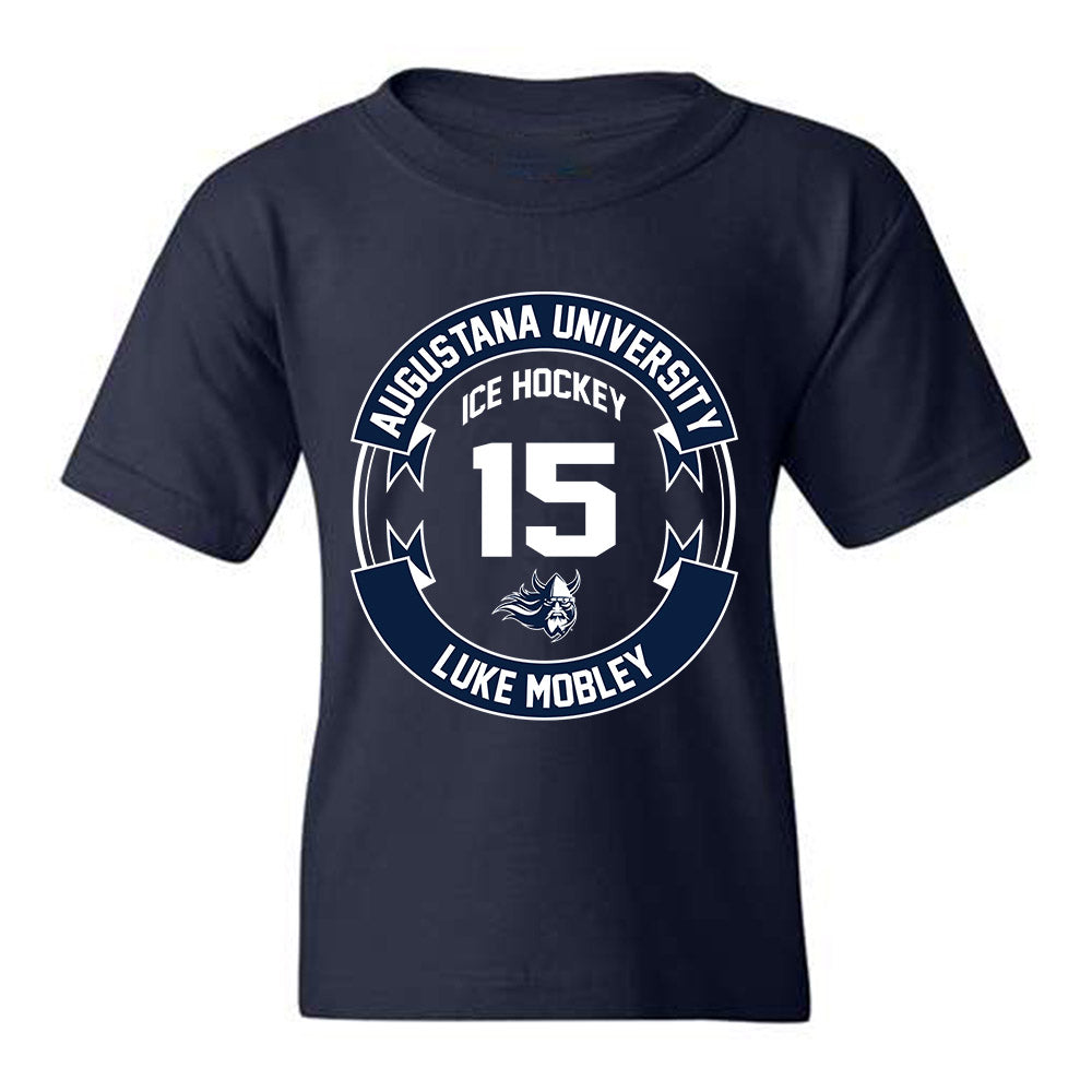 AU - NCAA Men's Ice Hockey : Luke Mobley - Youth T-Shirt Classic Fashion Shersey