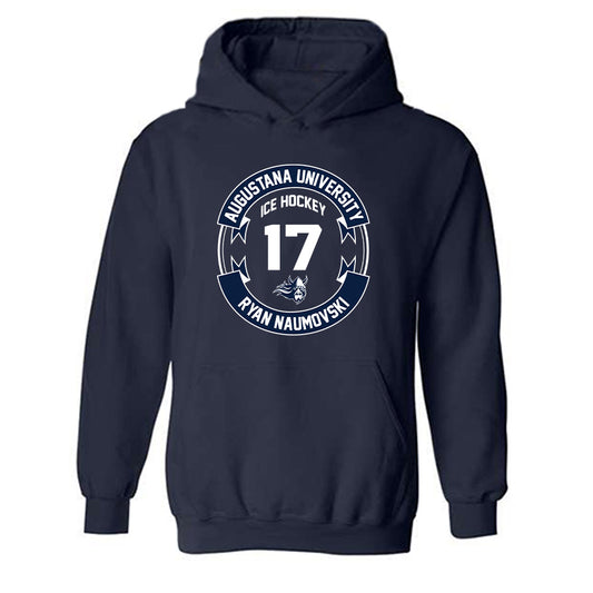 AU - NCAA Men's Ice Hockey : Ryan Naumovski - Hooded Sweatshirt Classic Fashion Shersey