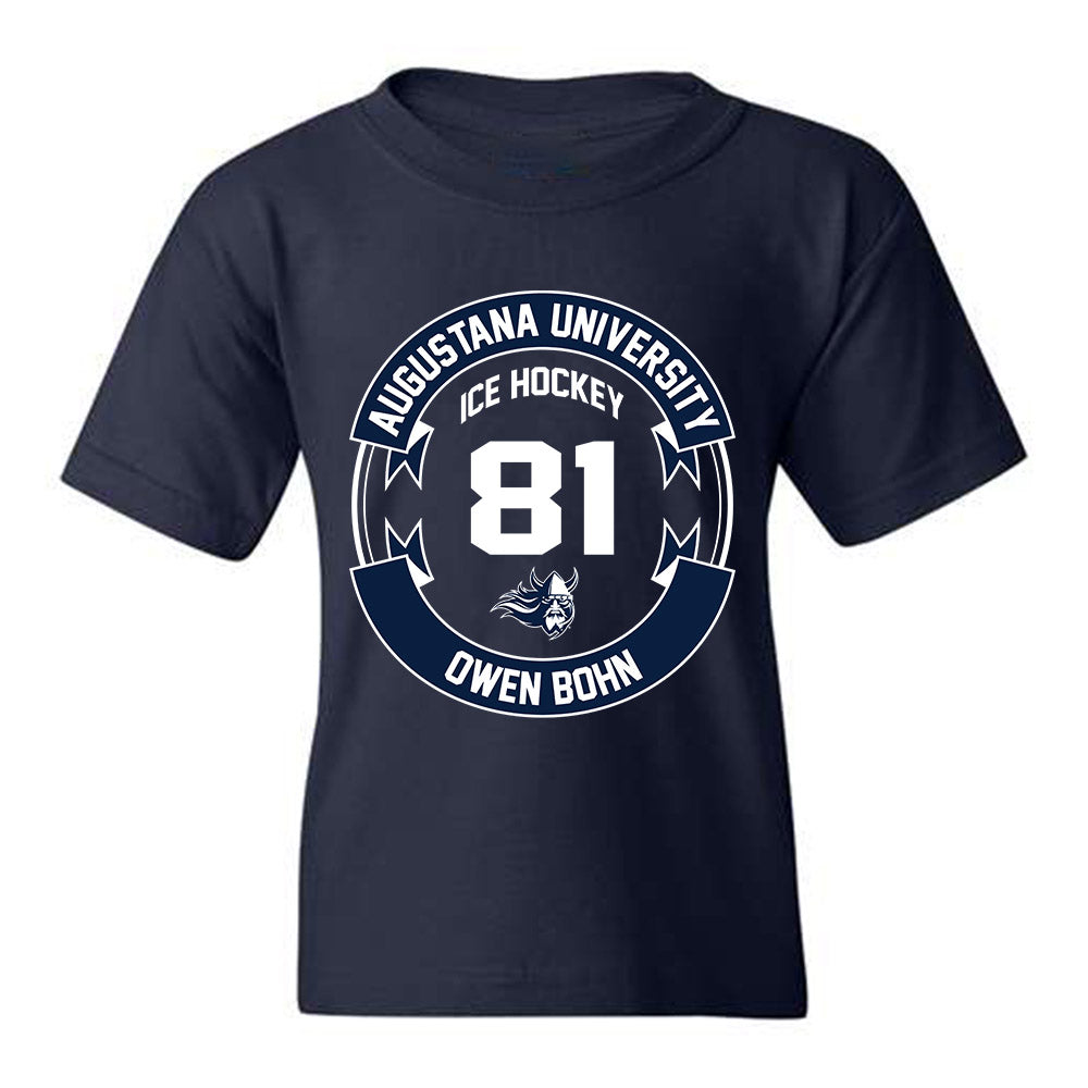 AU - NCAA Men's Ice Hockey : Owen Bohn - Youth T-Shirt Classic Fashion Shersey