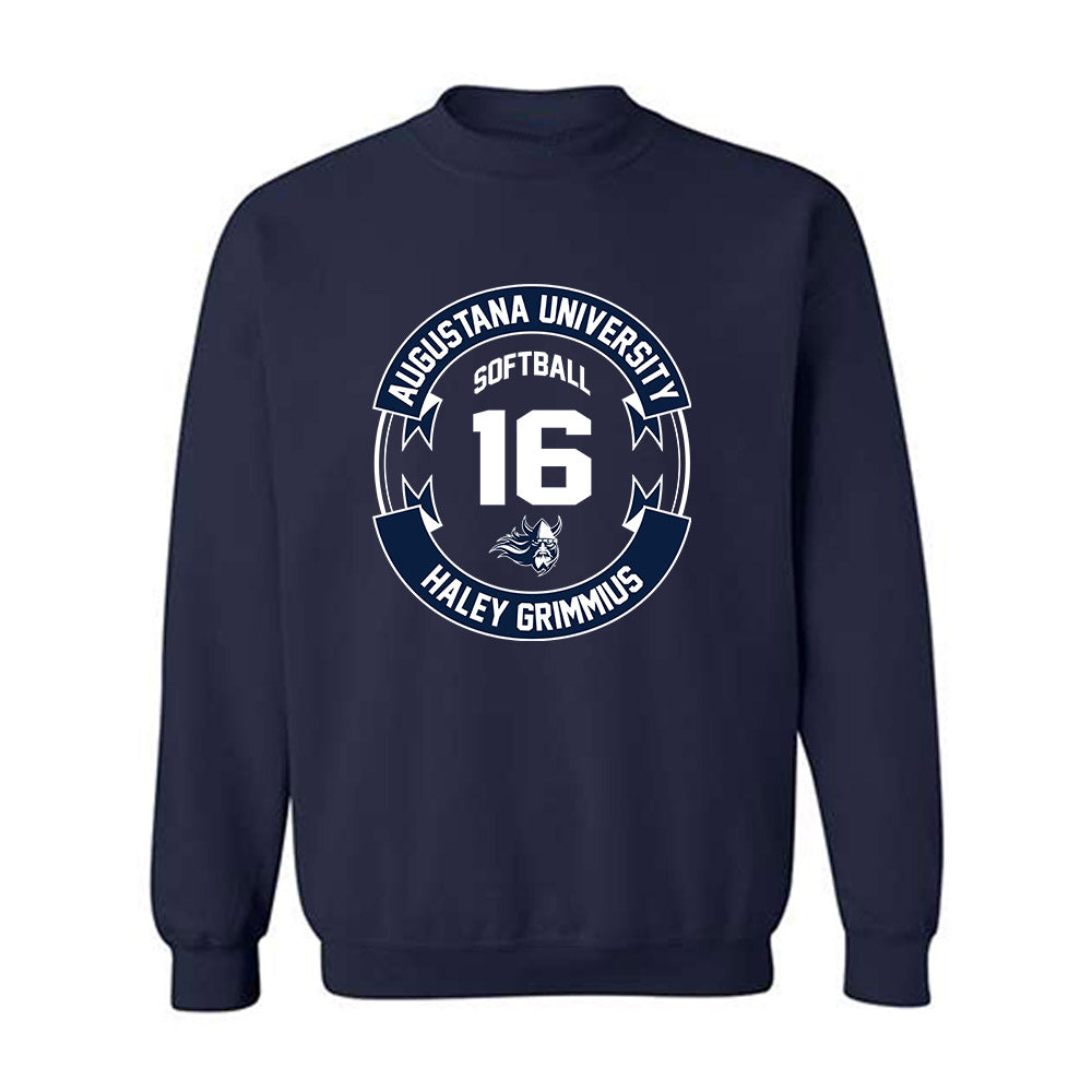 AU - NCAA Softball : Haley Grimmius - Crewneck Sweatshirt Classic Fashion Shersey