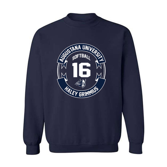 AU - NCAA Softball : Haley Grimmius - Crewneck Sweatshirt Classic Fashion Shersey