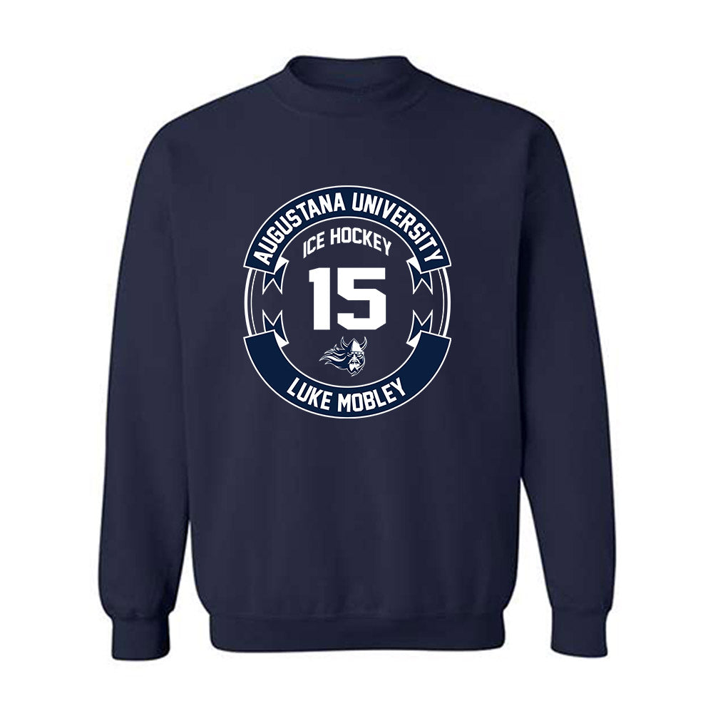 AU - NCAA Men's Ice Hockey : Luke Mobley - Crewneck Sweatshirt Classic Fashion Shersey