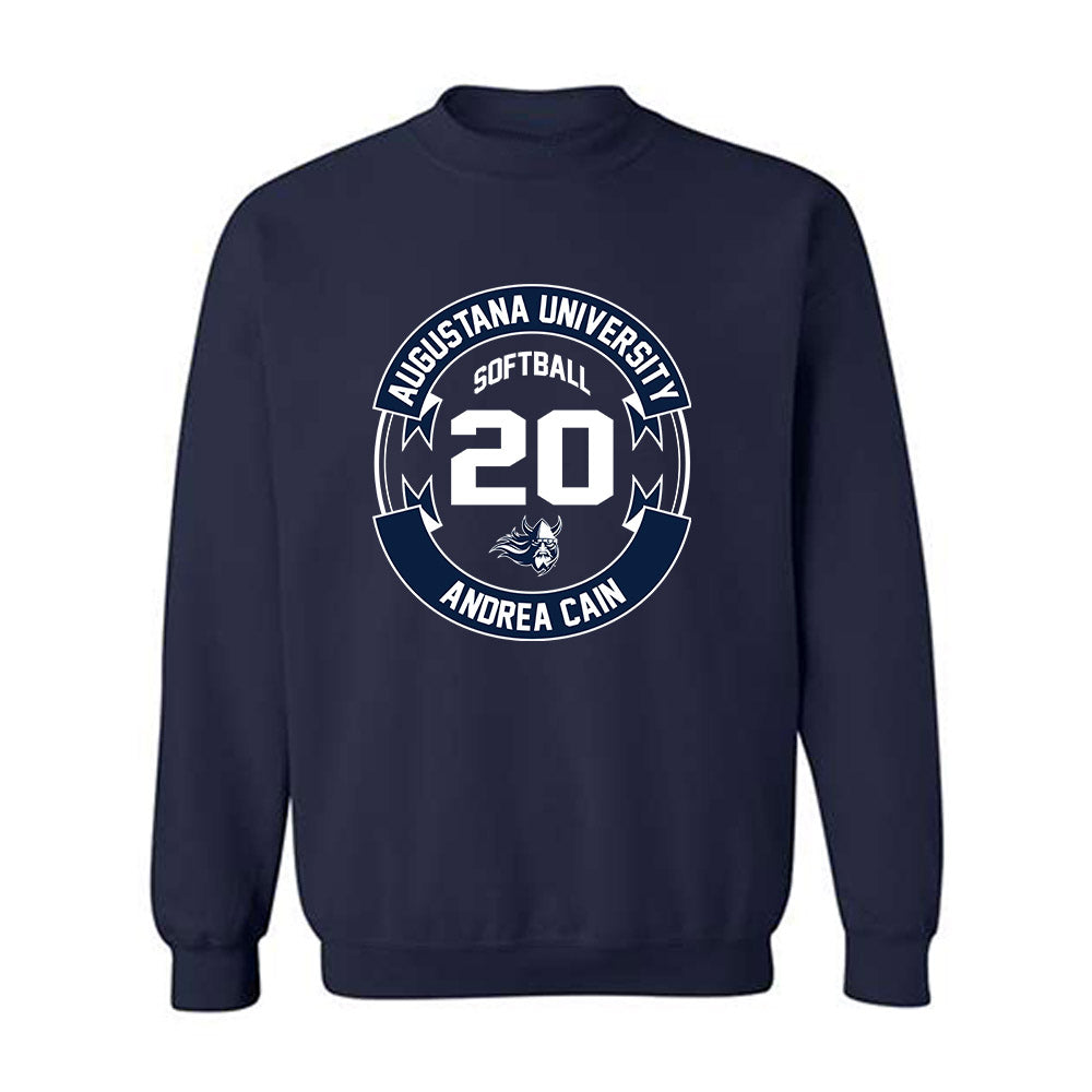 Augustana - NCAA Softball : Andrea Cain - Crewneck Sweatshirt Classic Fashion Shersey