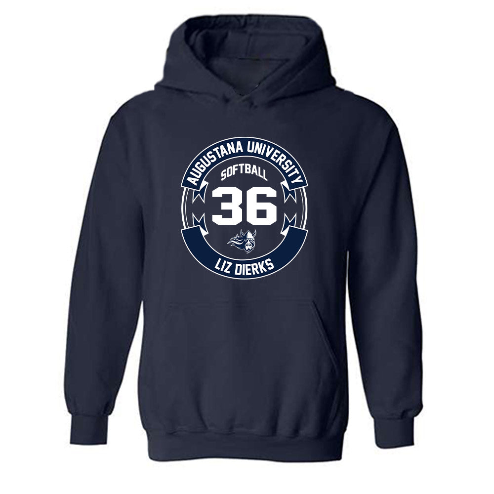 AU - NCAA Softball : Liz Dierks - Hooded Sweatshirt Classic Fashion Shersey