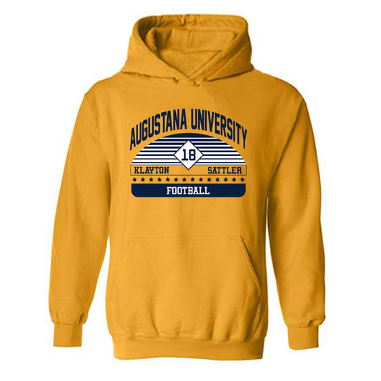 Augustana - NCAA Football : Klayton Sattler - Hooded Sweatshirt Classic Fashion Shersey