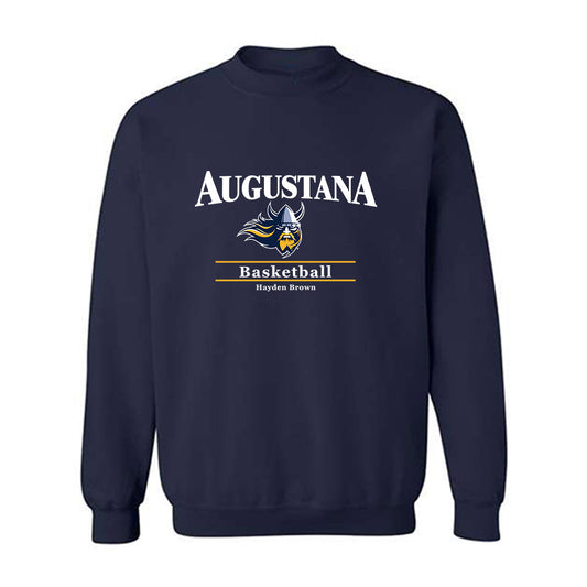 Augustana - NCAA Men's Basketball : Hayden Brown - Crewneck Sweatshirt Classic Fashion Shersey