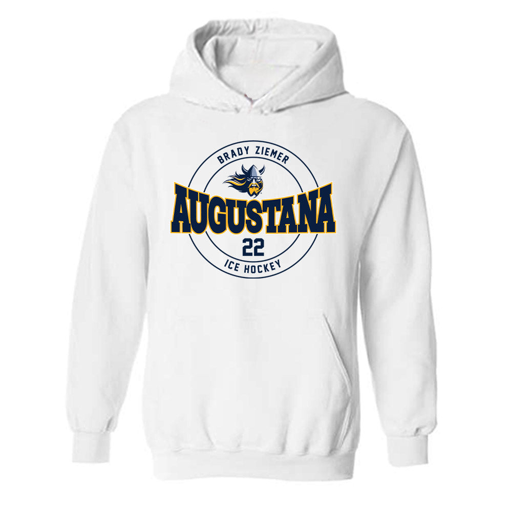 AU - NCAA Men's Ice Hockey : Brady Ziemer - Hooded Sweatshirt Classic Fashion Shersey