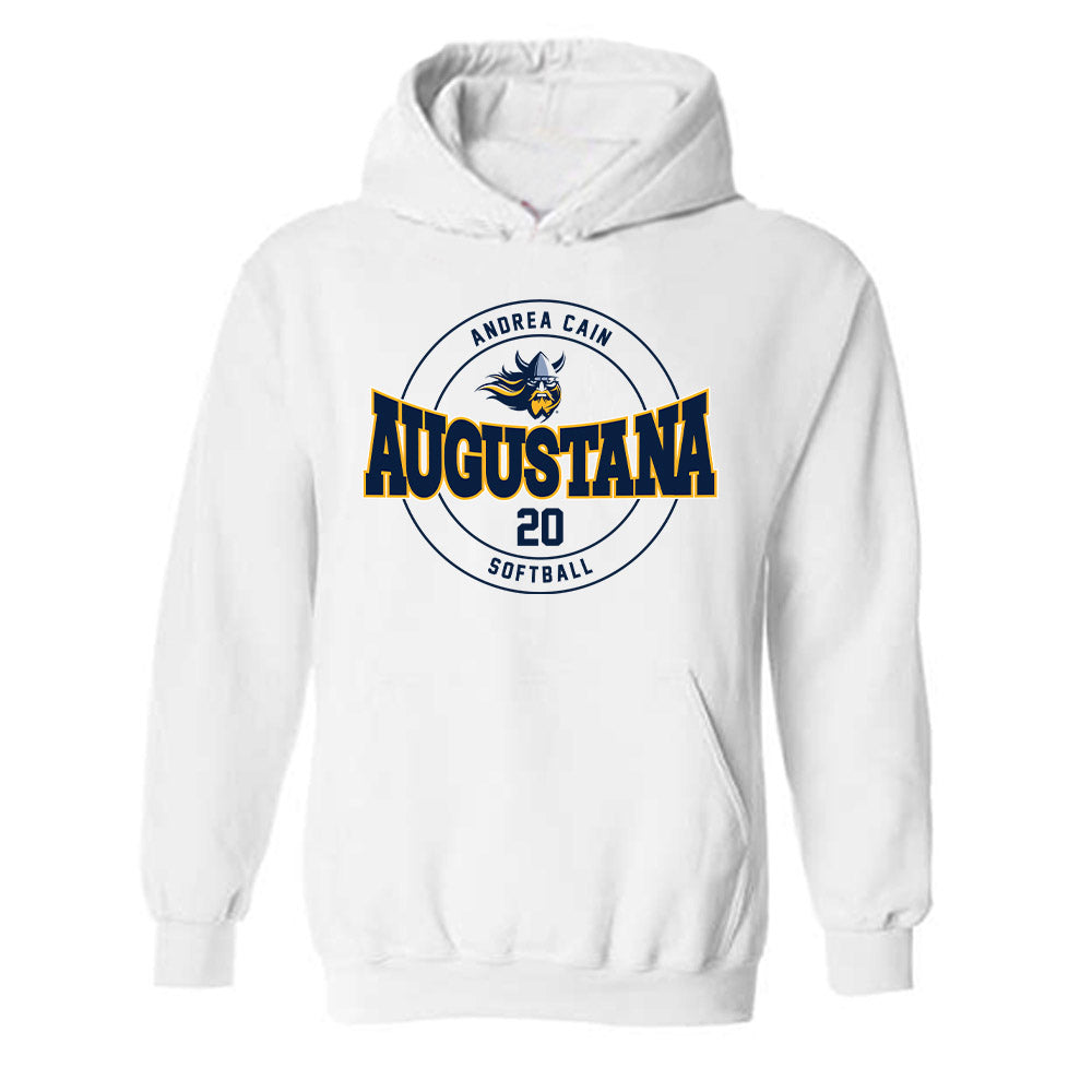 Augustana - NCAA Softball : Andrea Cain - Hooded Sweatshirt Classic Fashion Shersey