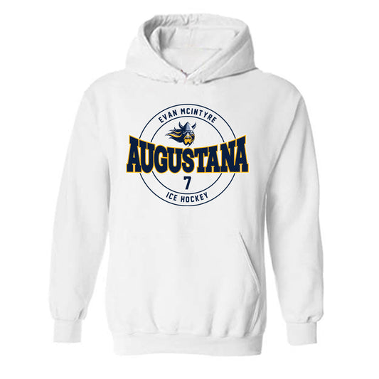 Augustana - NCAA Men's Ice Hockey : Evan Mcintyre - Hooded Sweatshirt Classic Fashion Shersey