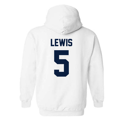 Augustana - NCAA Men's Basketball : Arhman Lewis - Hooded Sweatshirt Classic Shersey