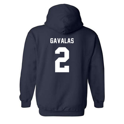 Butler - NCAA Men's Basketball : Artemios Gavalas - Hooded Sweatshirt Classic Fashion Shersey