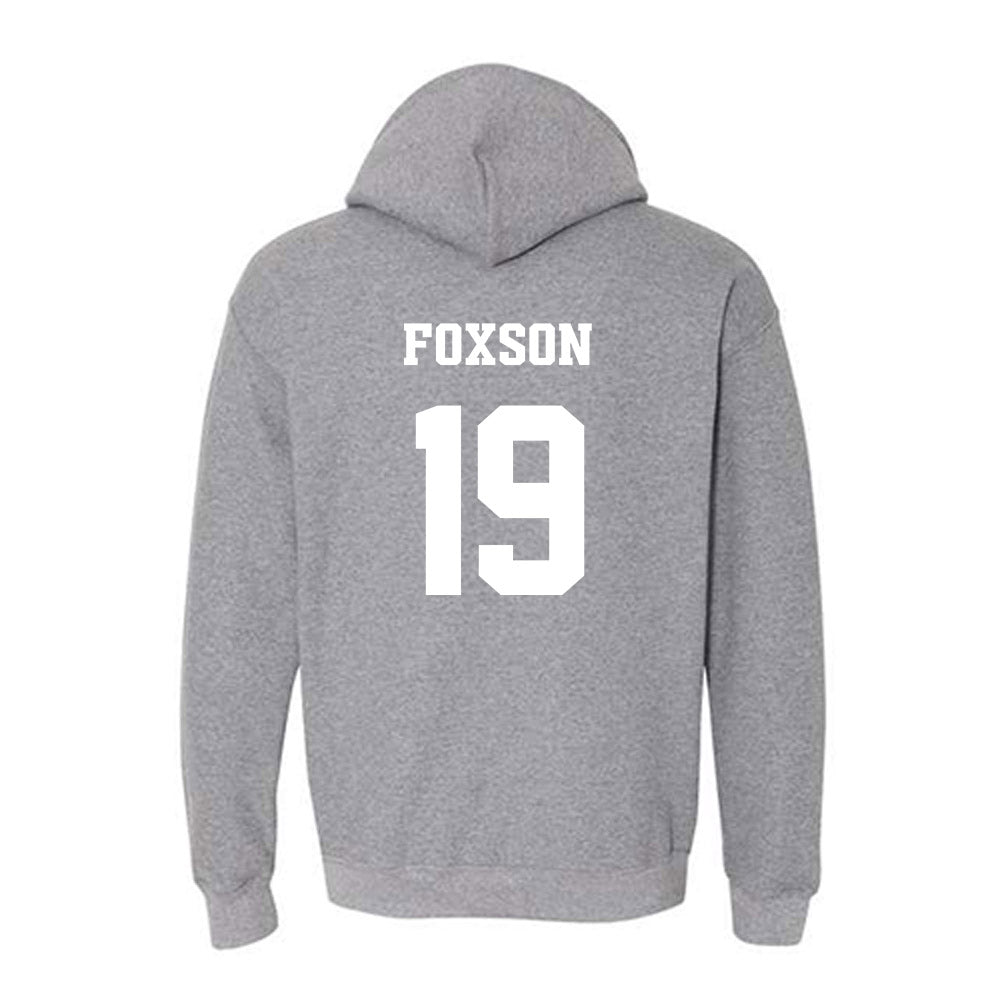 Butler - NCAA Baseball : Tate Foxson - Hooded Sweatshirt Classic Fashion Shersey