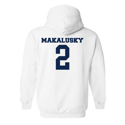 Butler - NCAA Women's Basketball : Riley Makalusky - Hooded Sweatshirt Classic Fashion Shersey