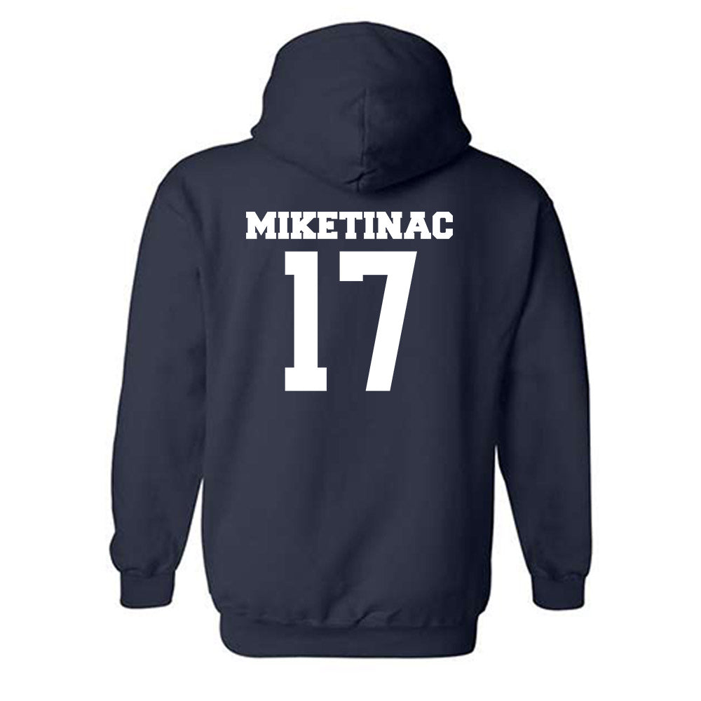 Butler - NCAA Baseball : Nick Miketinac - Hooded Sweatshirt Classic Fashion Shersey