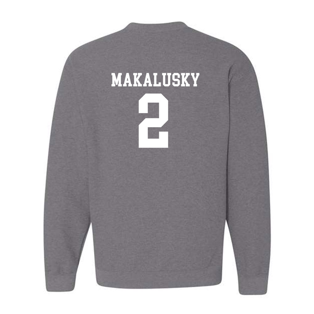 Butler - NCAA Women's Basketball : Riley Makalusky - Crewneck Sweatshirt Classic Shersey