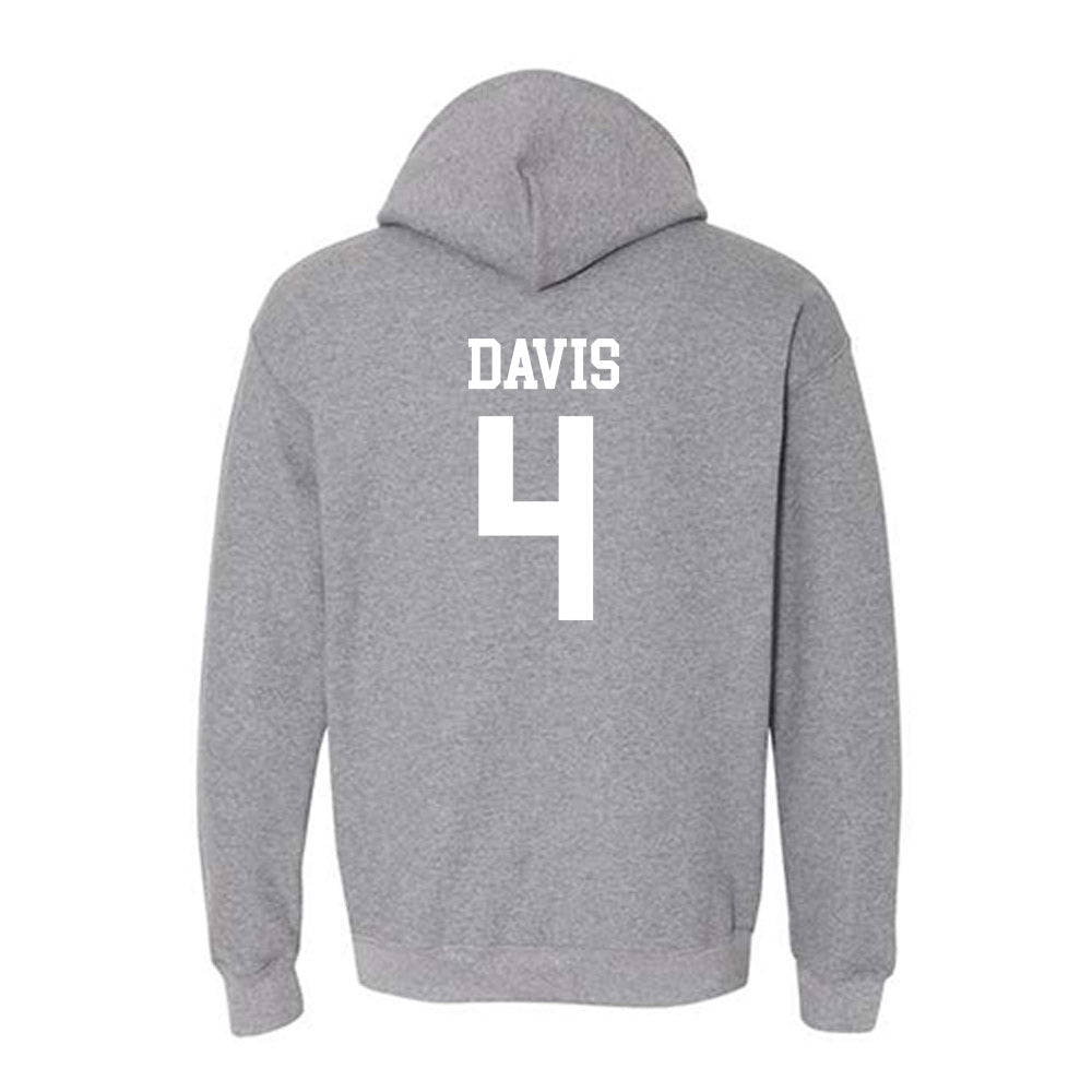 Butler - NCAA Men's Basketball : DJ Davis - Hooded Sweatshirt Classic Shersey