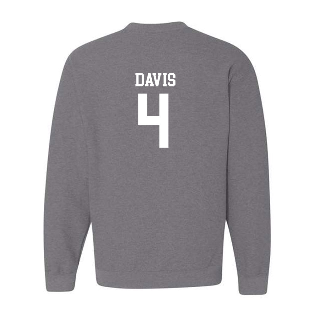 Butler - NCAA Men's Basketball : DJ Davis - Crewneck Sweatshirt Classic Shersey