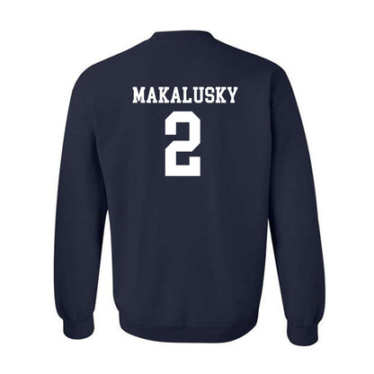 Butler - NCAA Women's Basketball : Riley Makalusky - Crewneck Sweatshirt Classic Shersey