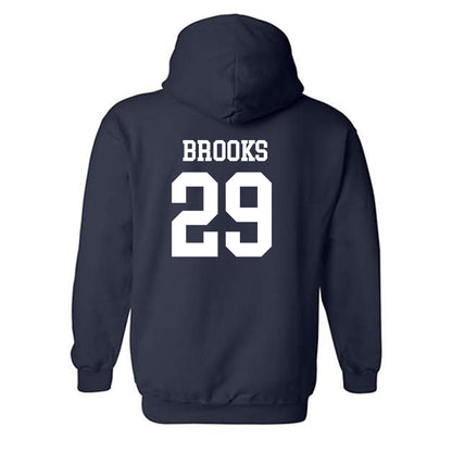Butler - NCAA Baseball : Grant Brooks - Hooded Sweatshirt Classic Shersey