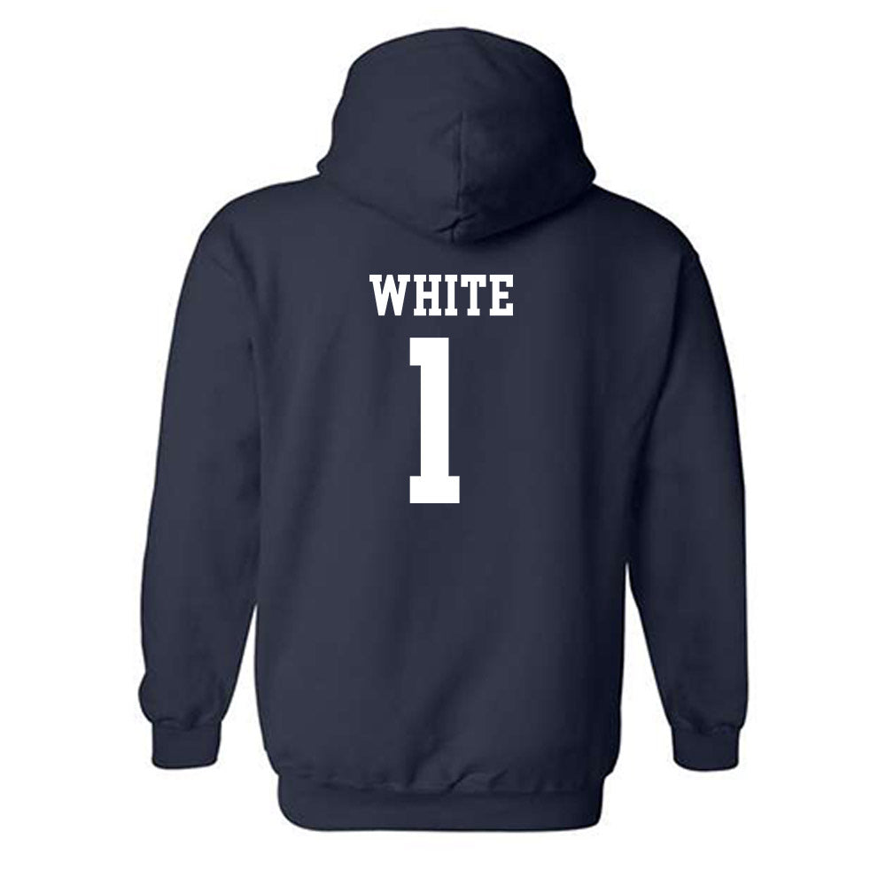 Butler - NCAA Softball : Ella White - Hooded Sweatshirt Classic Shersey