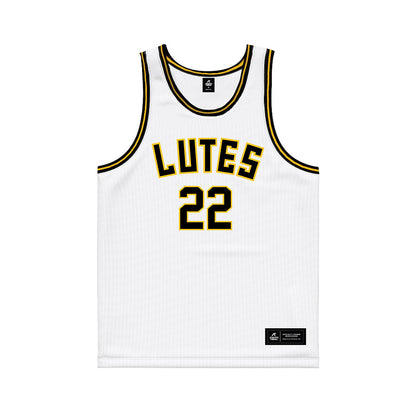 PLU - NCAA Men's Basketball : Mack Hepper - Basketball Jersey White