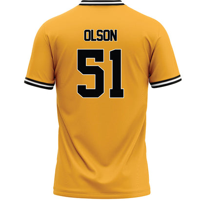 PLU - NCAA Baseball : Charlie Olson - Softball Jersey Baseball Jersey Replica Jersey