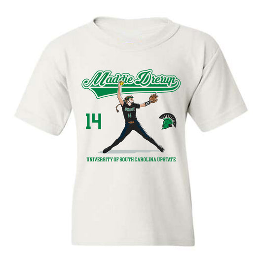 USC Upstate - NCAA Softball : Maddie Drerup - Youth T-Shirt Individual Caricature